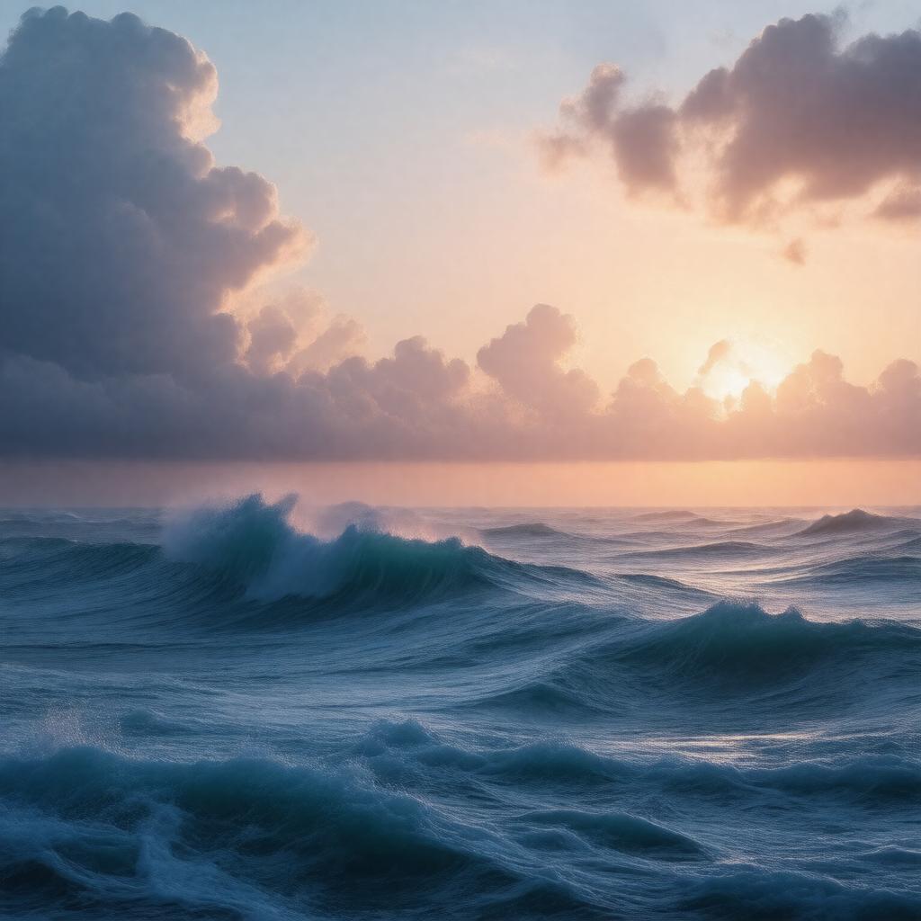 AI-created image of Northern Pacific Ocean