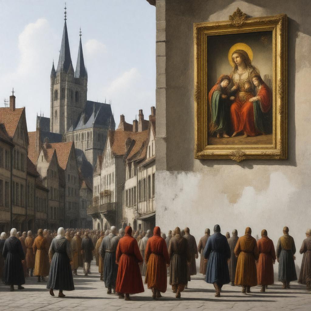 AI-created image of Northern Renaissance