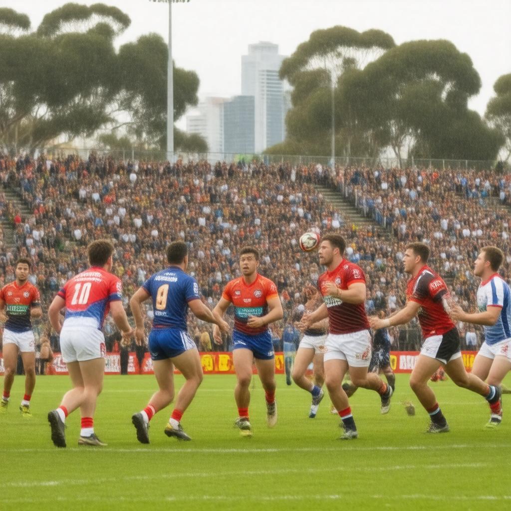 Click to view larger image AI-created image of Northern Territory Football League