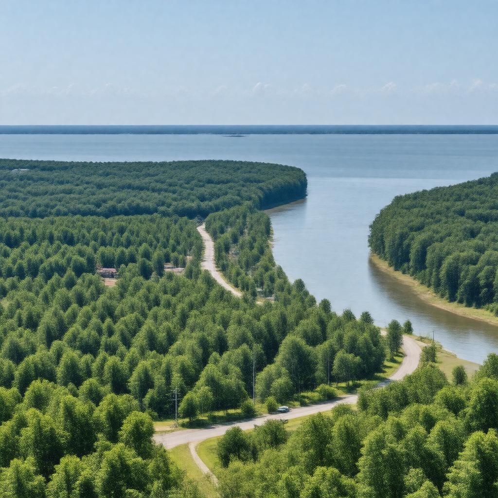 AI-created image of Northumberland County, Virginia