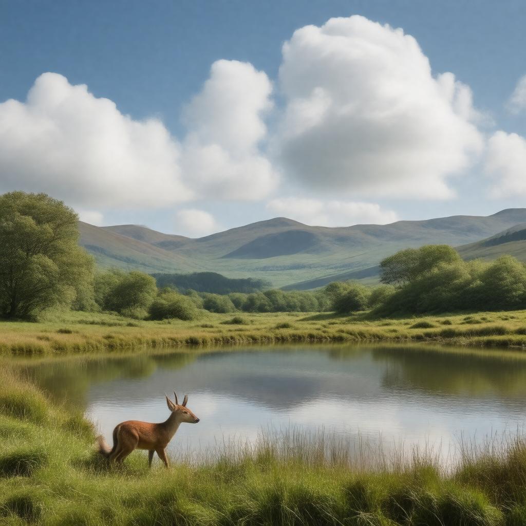 AI-created image of Northumberland National Park