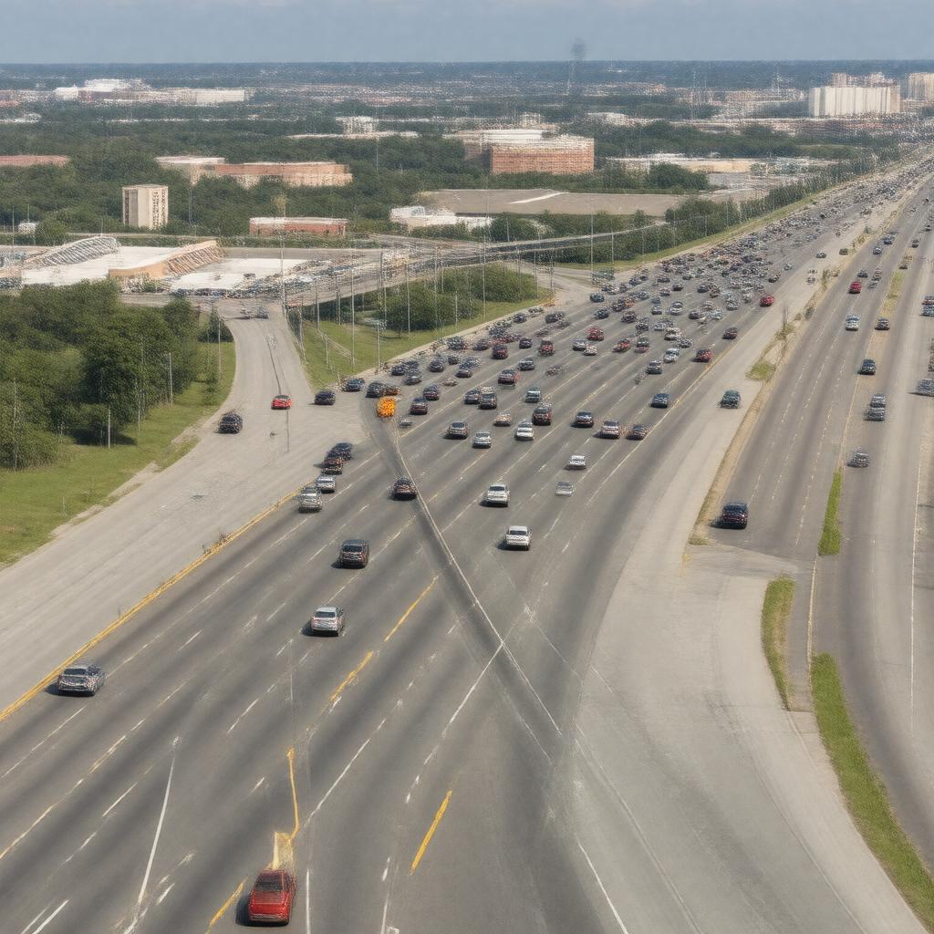 AI-created image of Northwest Expressway