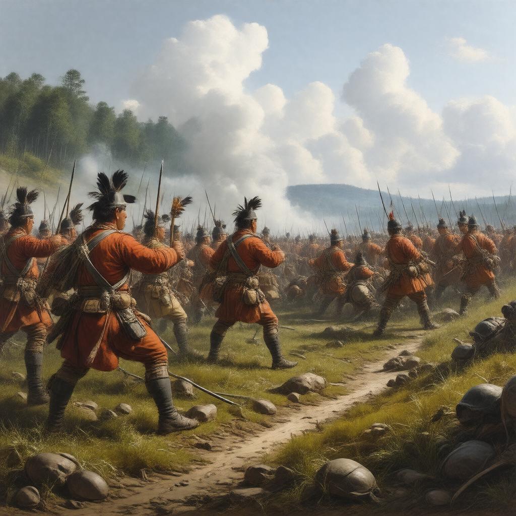 AI-created image of Northwest Indian War