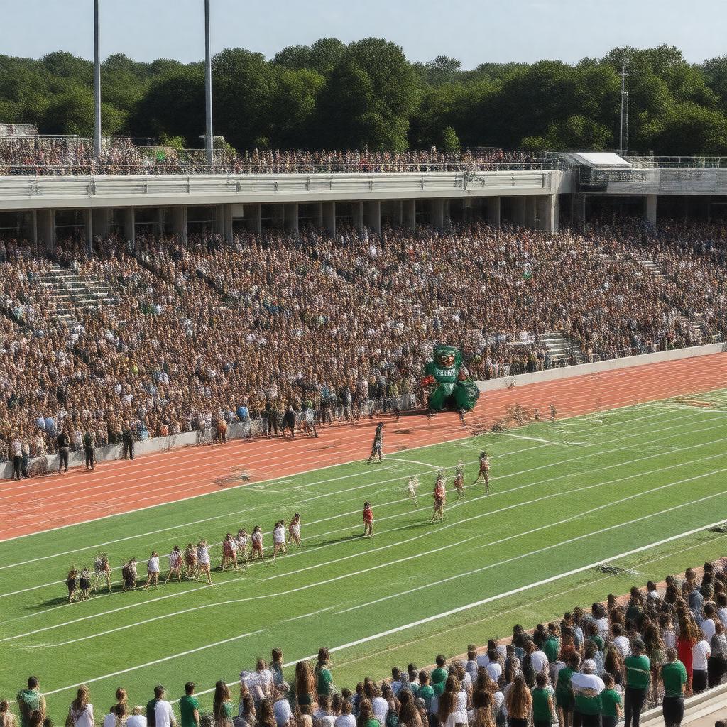 AI-created image of Northwest Missouri State Bearcats track and field