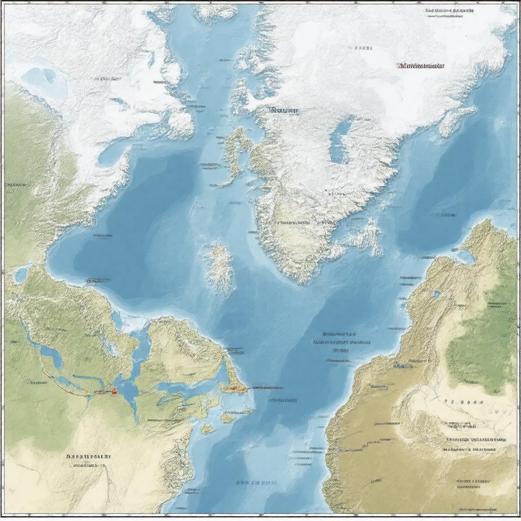 AI-created image of Northwest Passage