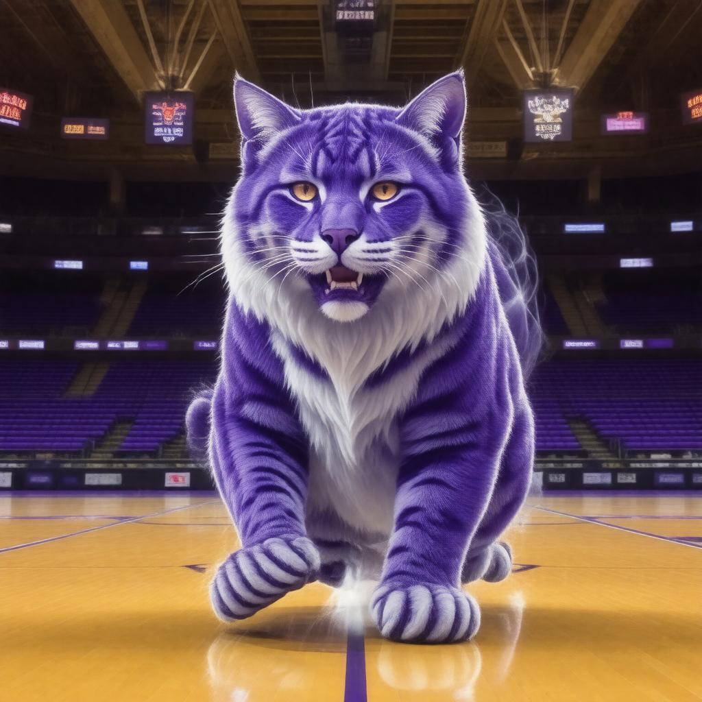 AI-created image of Northwestern Wildcats