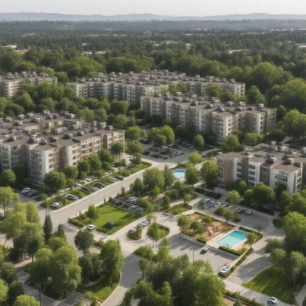 AI-created image of Northwood Apartments