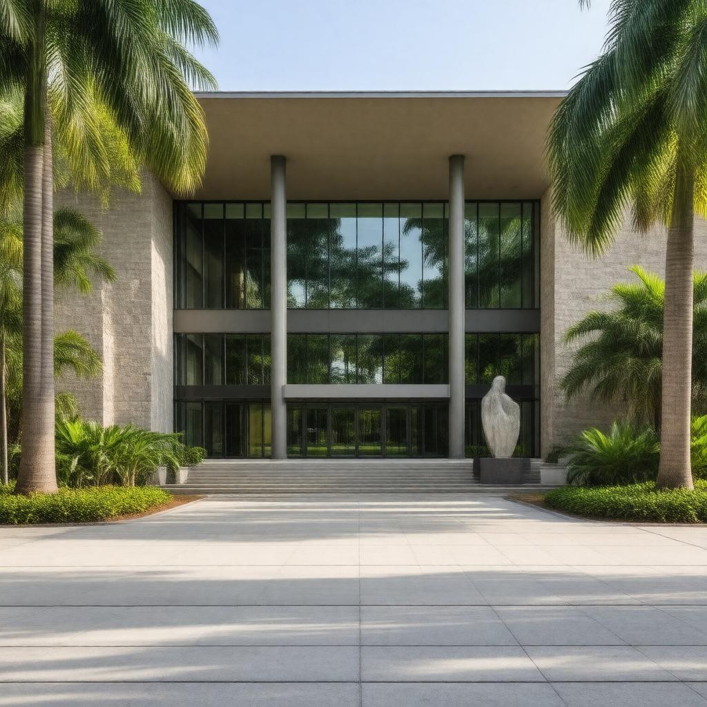 AI-created image of Norton Museum of Art