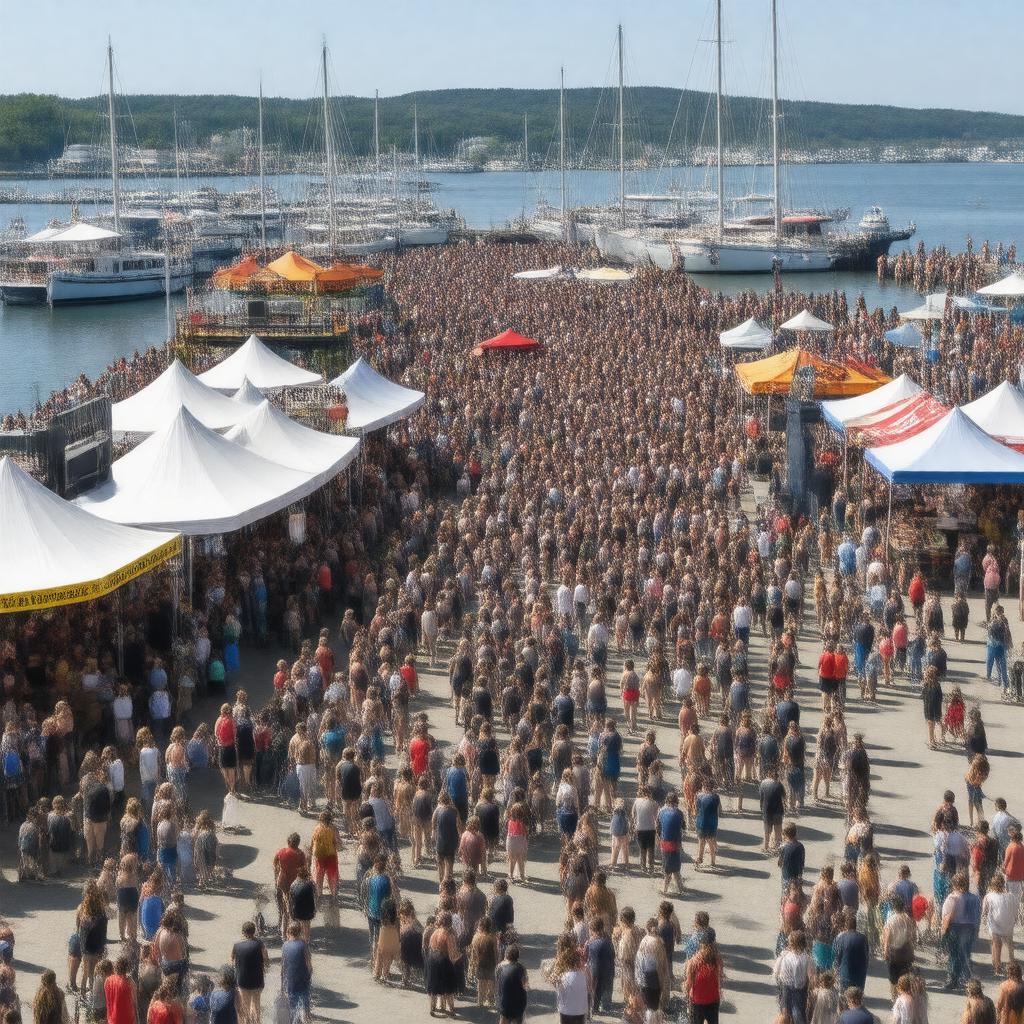 AI-created image of Norwalk Oyster Festival