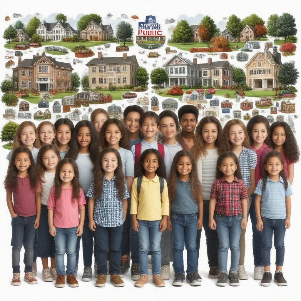 AI-created image of Norwalk Public Schools