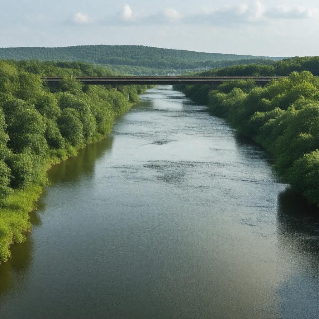 AI-created image of Norwalk River