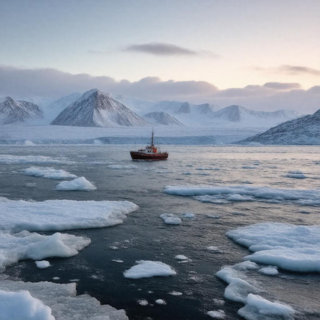 AI-created image of Norway (Barents Sea)
