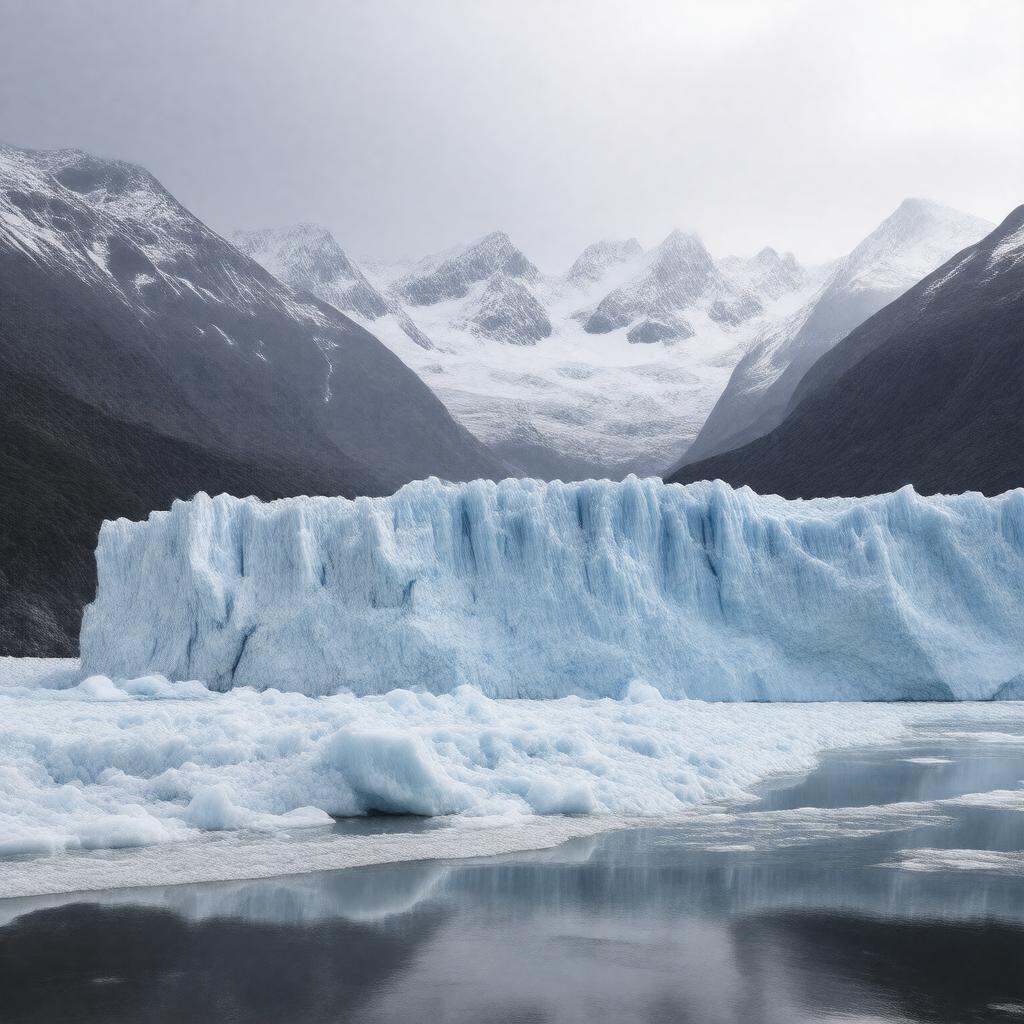 AI-created image of Norway and its Glaciers