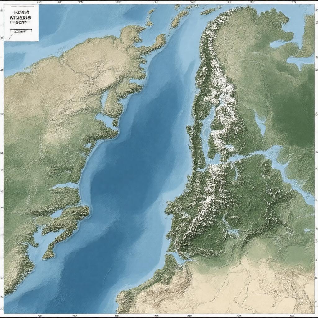 AI-created image of Norwegian EEZ