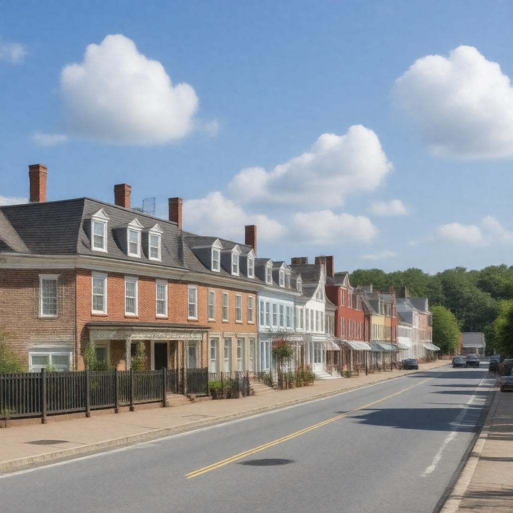 AI-created image of Norwood, Massachusetts