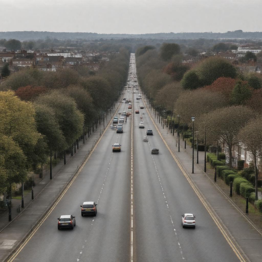 AI-created image of Norwood Road