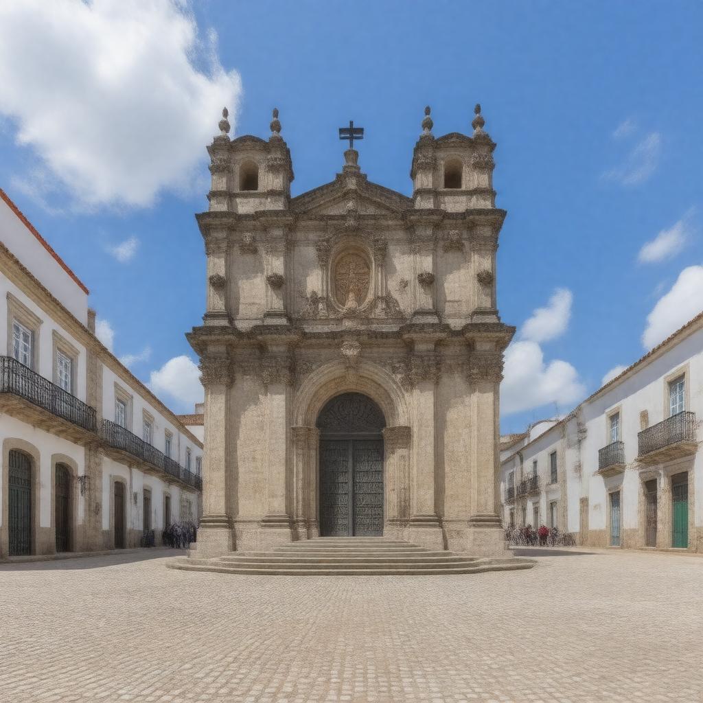 AI-created image of Nossa Senhora da Graça church