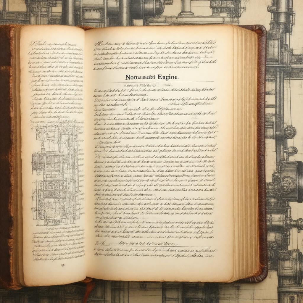 Click to view larger image AI-created image of Notes on the Analytical Engine