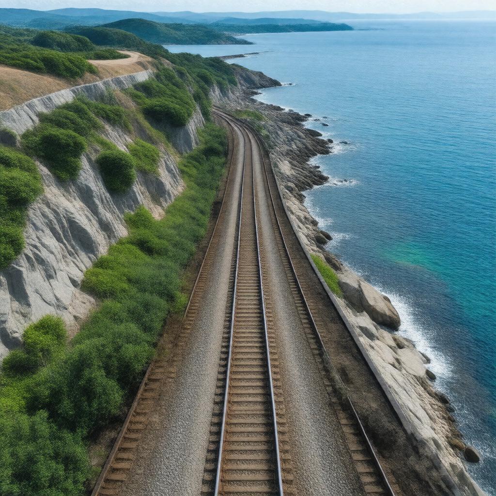AI-created image of Noto Railway