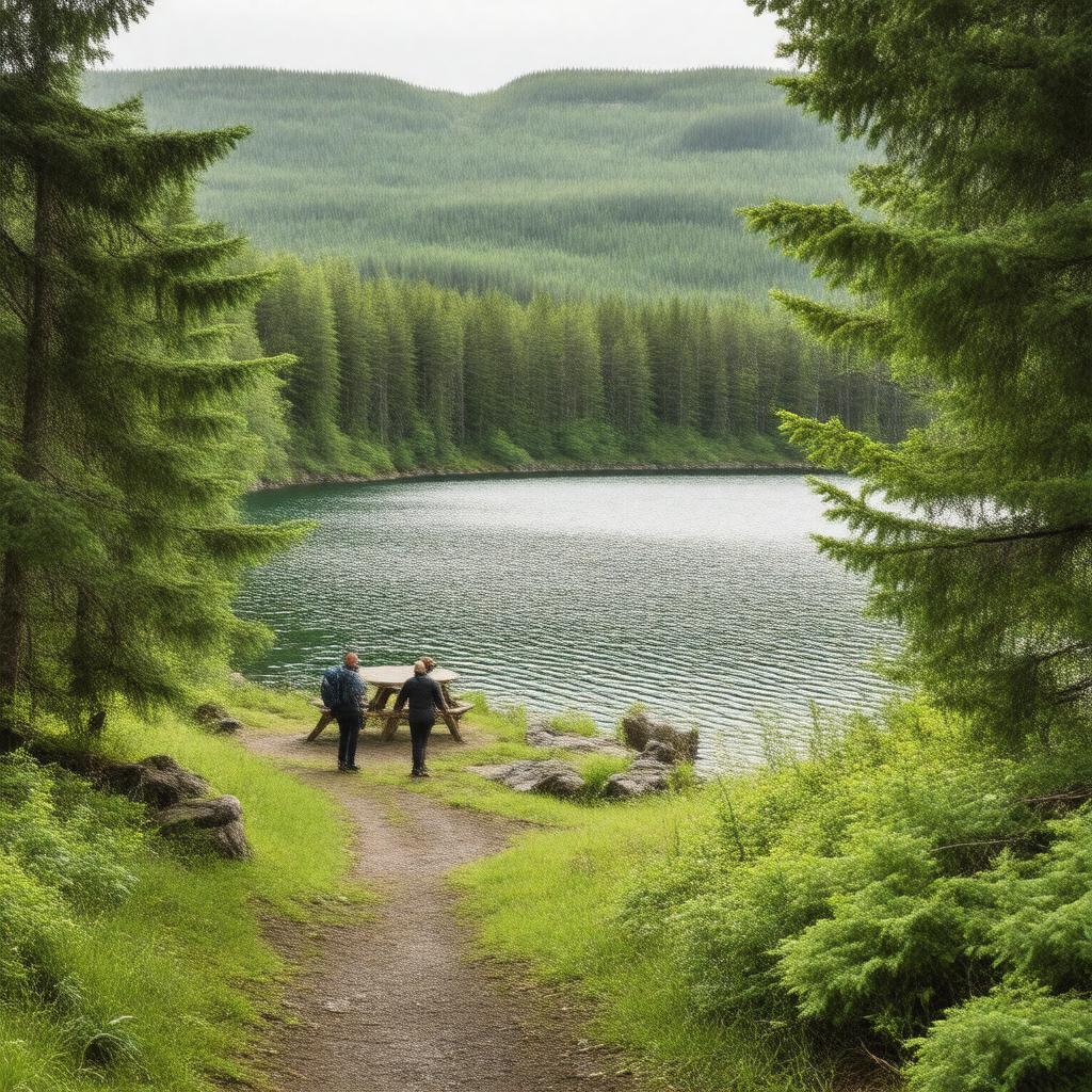 AI-created image of Notre Dame Provincial Park