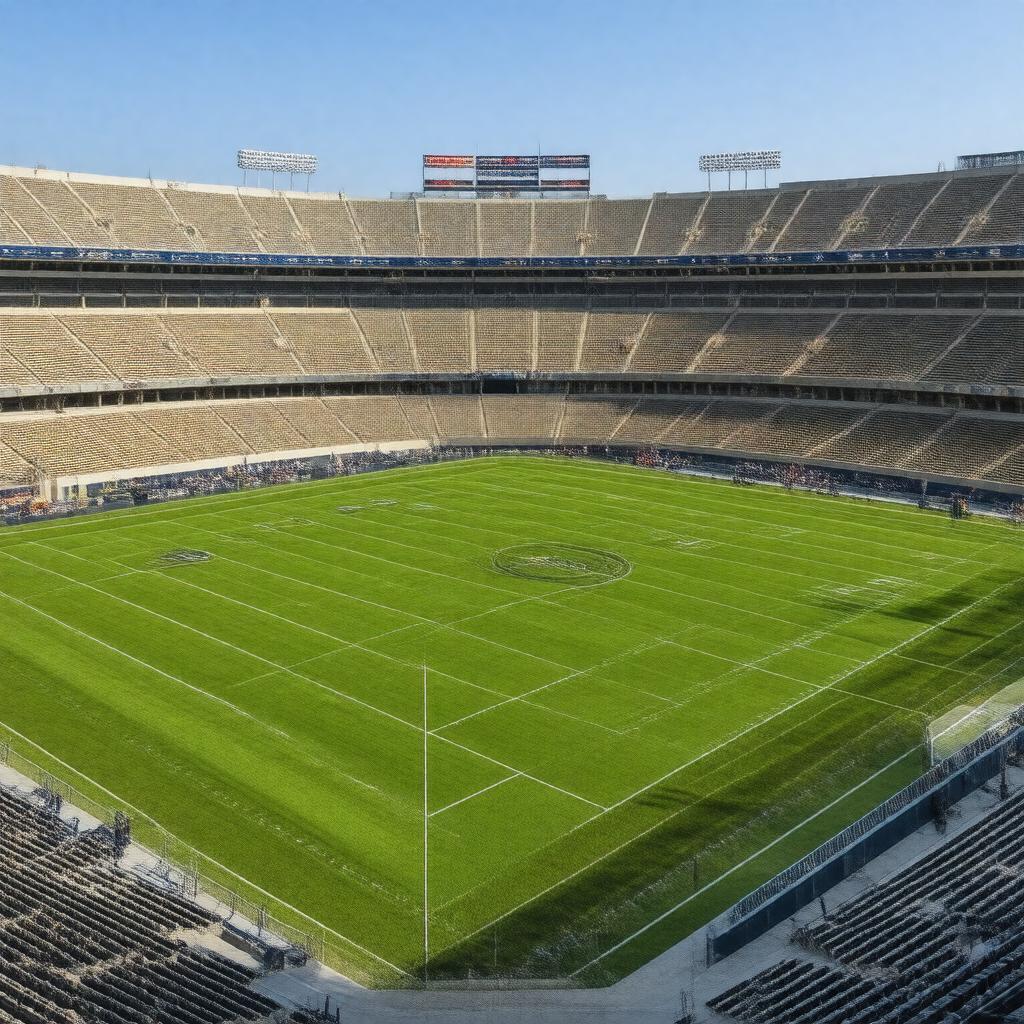 AI-created image of Notre Dame Stadium
