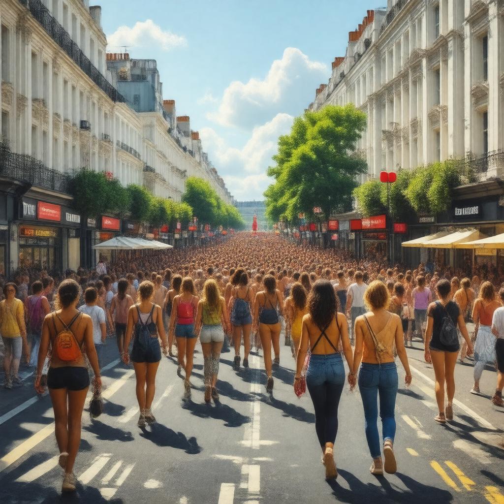 AI-created image of Notting Hill Gate