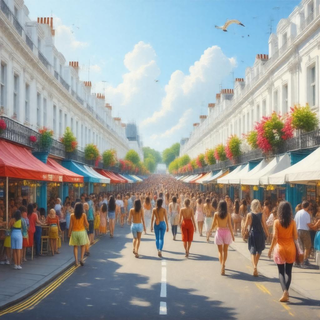 AI-created image of Notting Hill