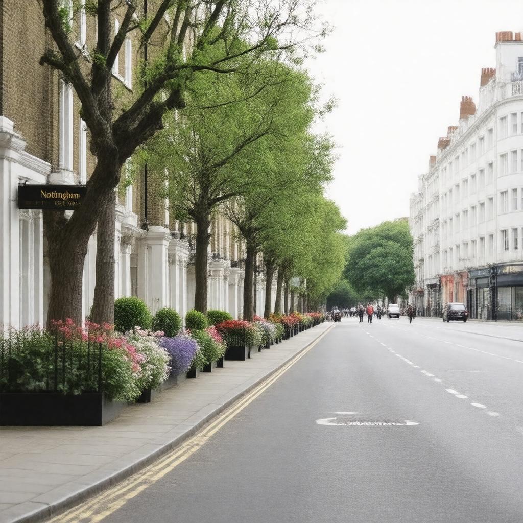 AI-created image of Nottingham Place