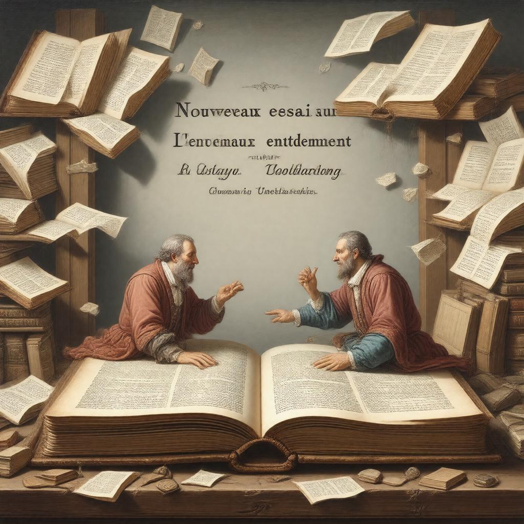 Click to view larger image AI-created image of Nouveaux essais sur l'entendement humain