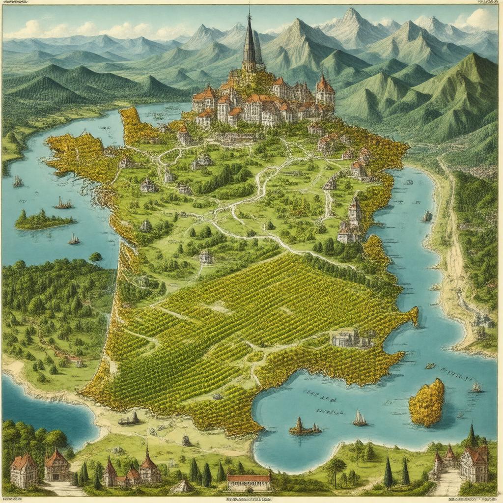 AI-created image of Nouvelle-Aquitaine