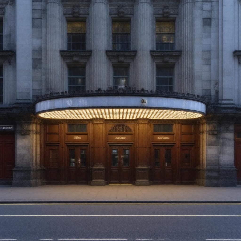 AI-created image of Novello Theatre