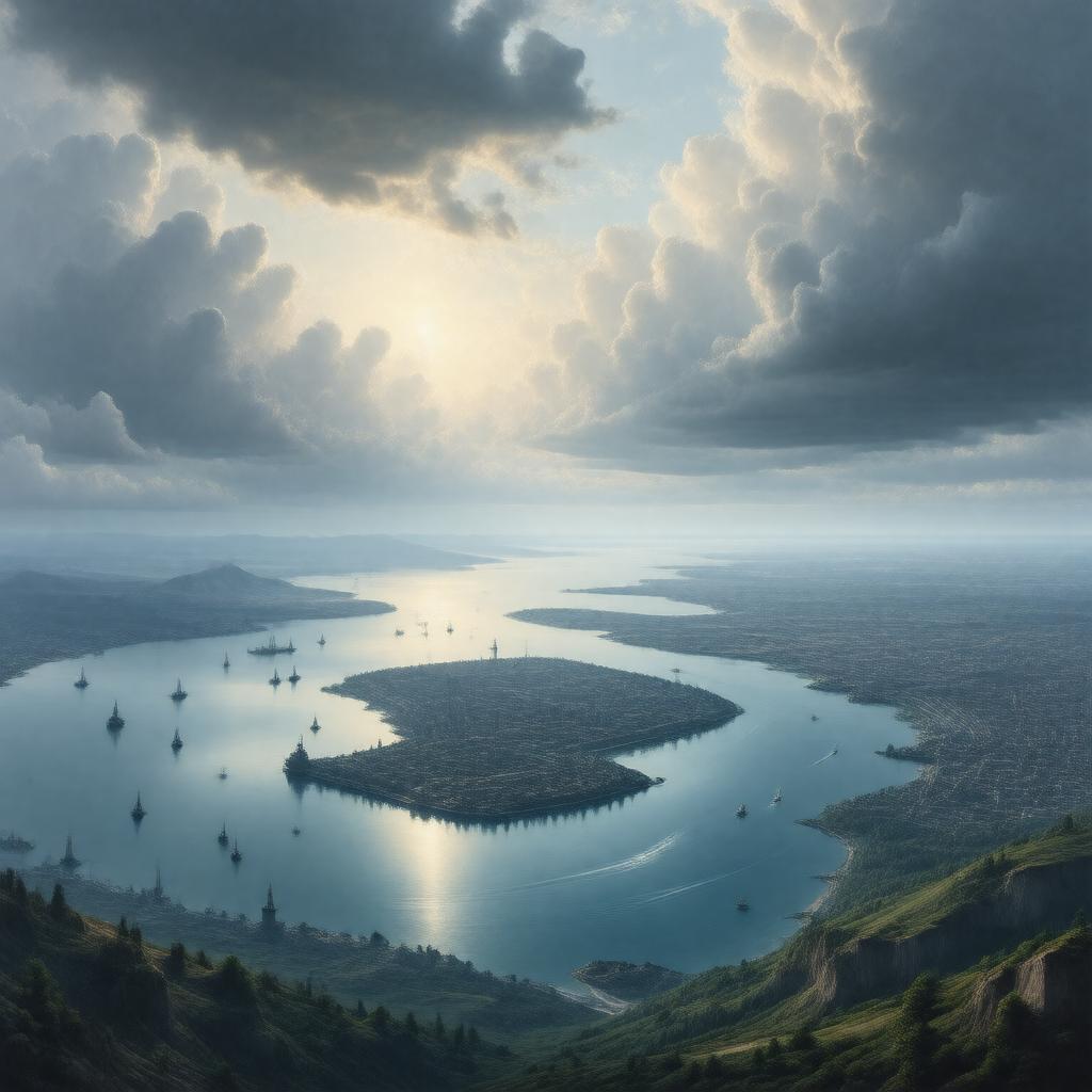 Click to view larger image AI-created image of Novorossiysk Bay