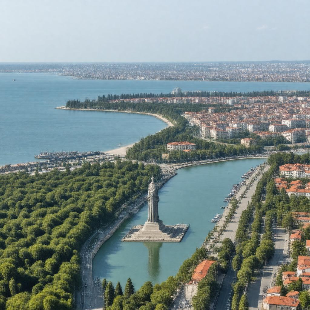 AI-created image of Novorossiysk