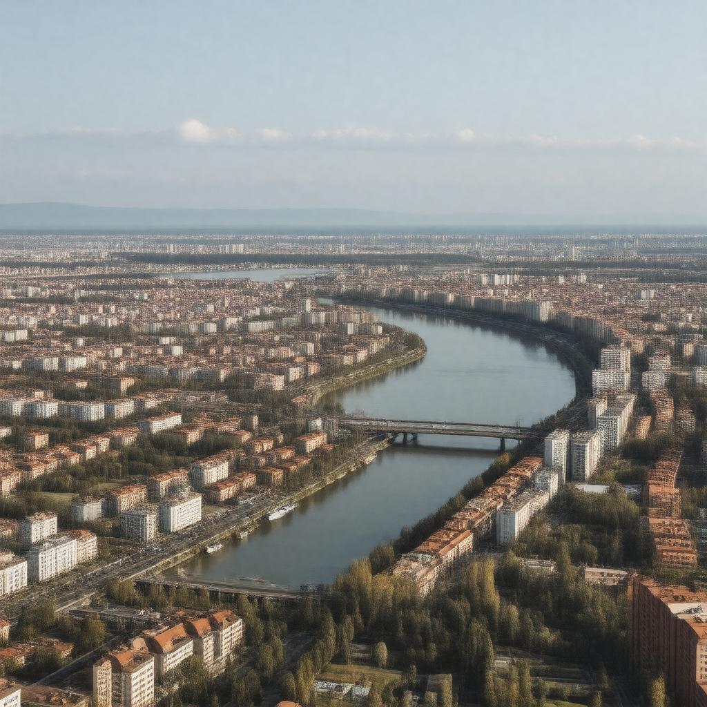 AI-created image of Novosibirsk