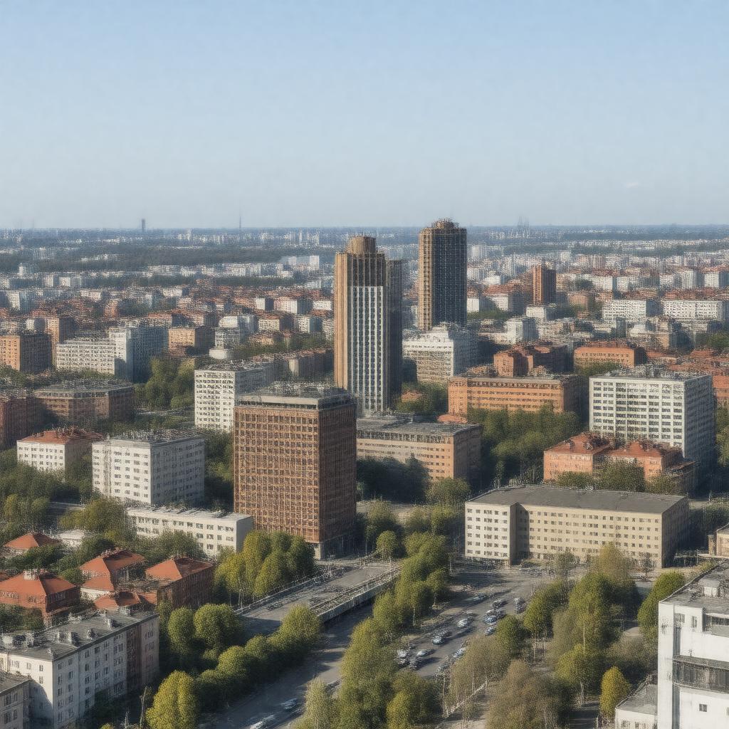 AI-created image of Novosibirsk, Russia