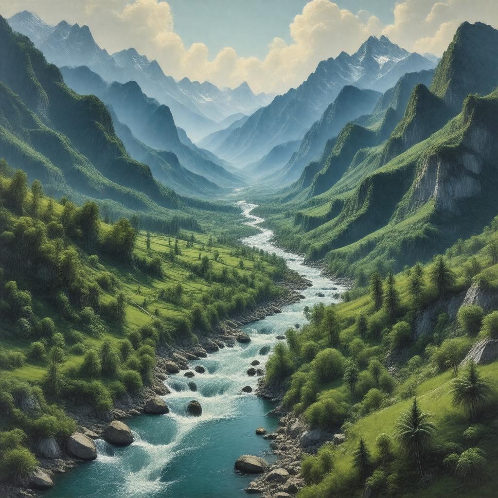 AI-created image of Nu River