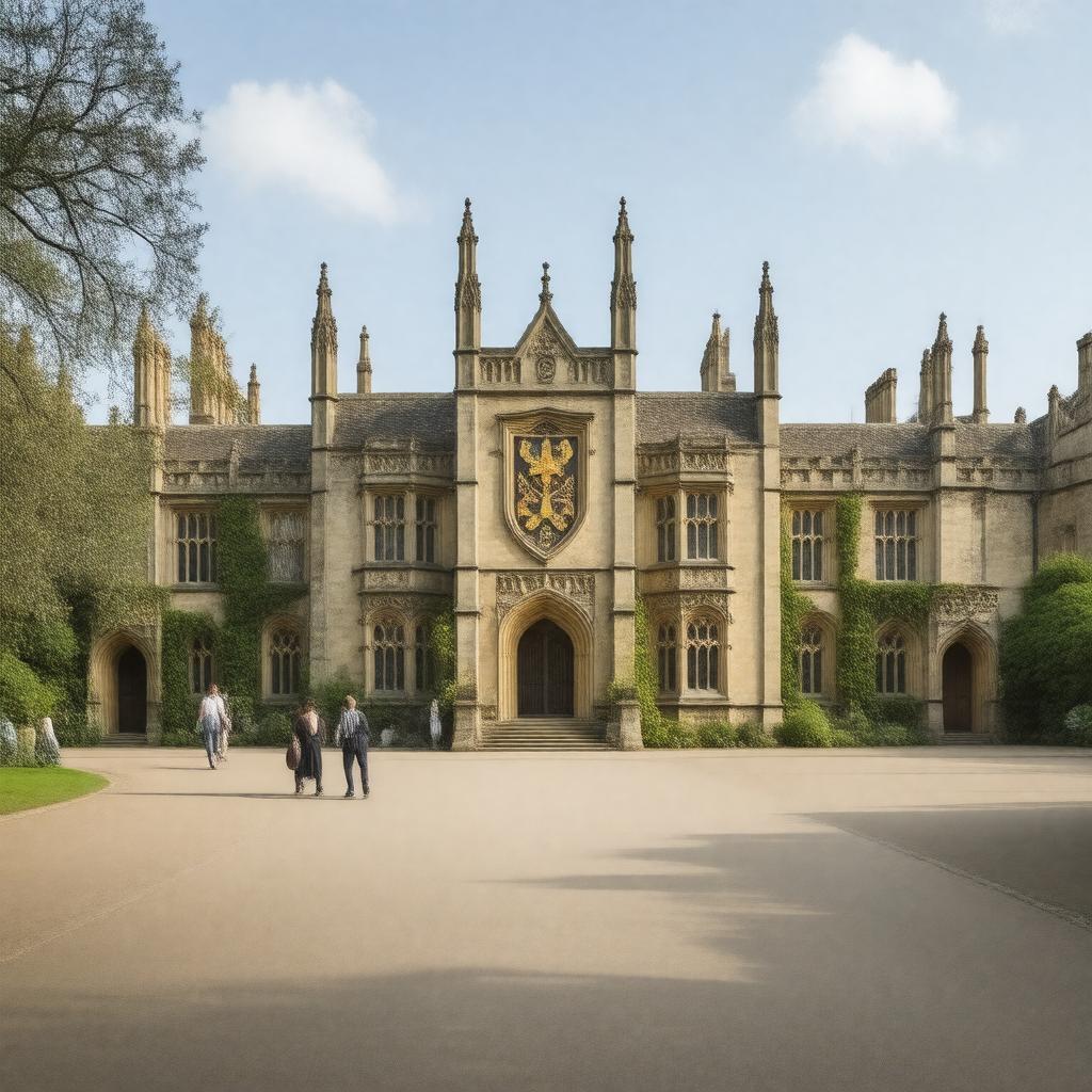 Click to view larger image AI-created image of Nuffield College