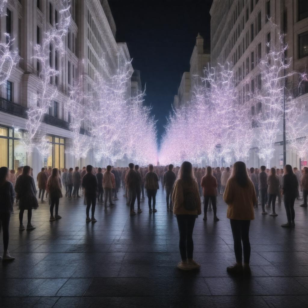Click to view larger image AI-created image of Nuit Blanche