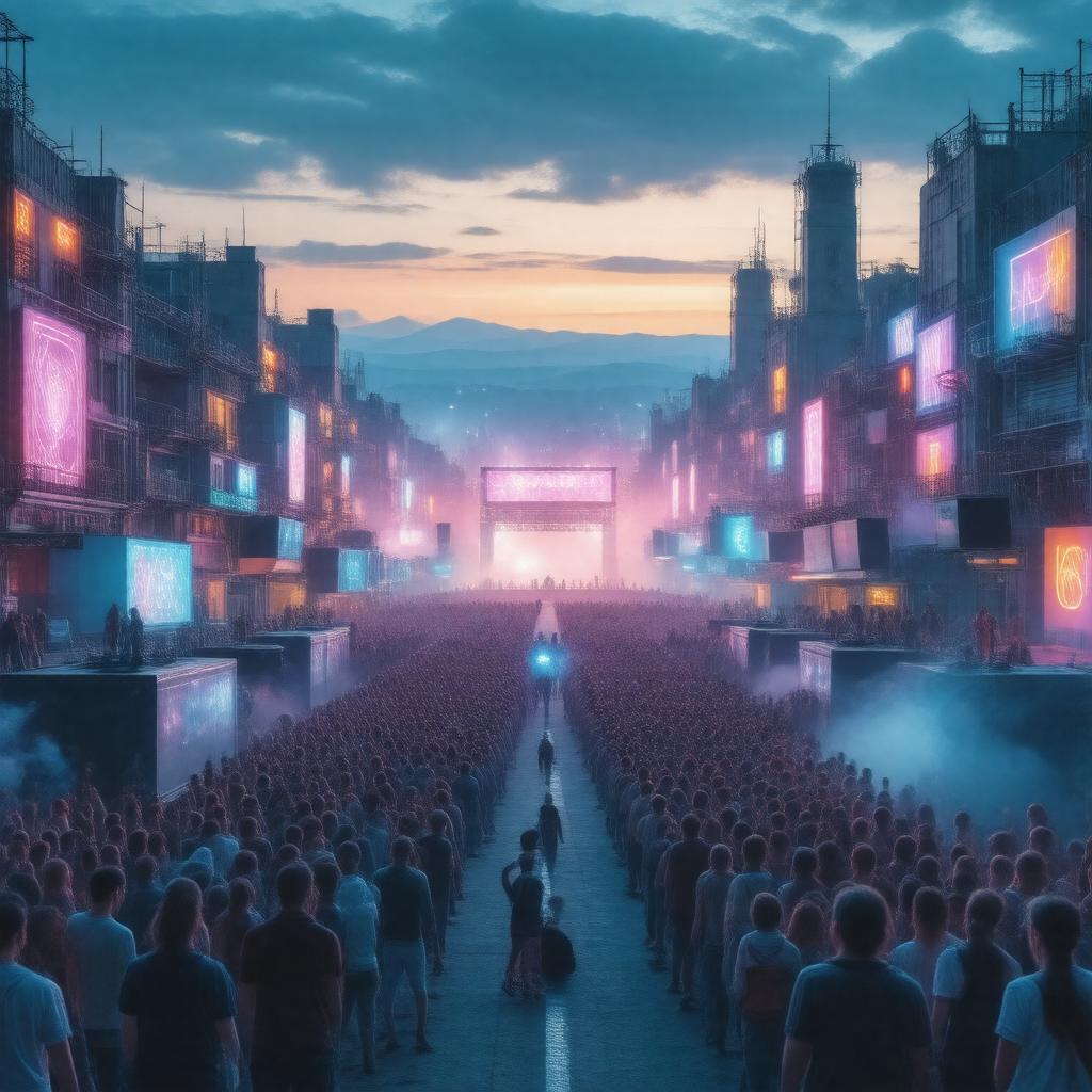 Click to view larger image AI-created image of Nuits Sonores