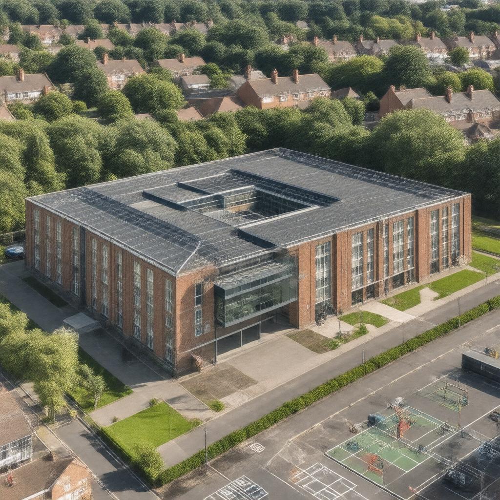 AI-created image of Nuneaton Academy