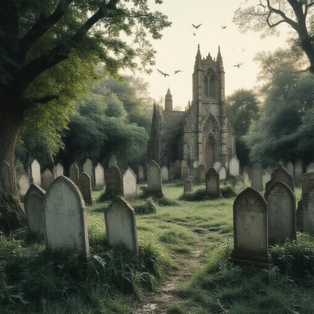 AI-created image of Nunhead Cemetery