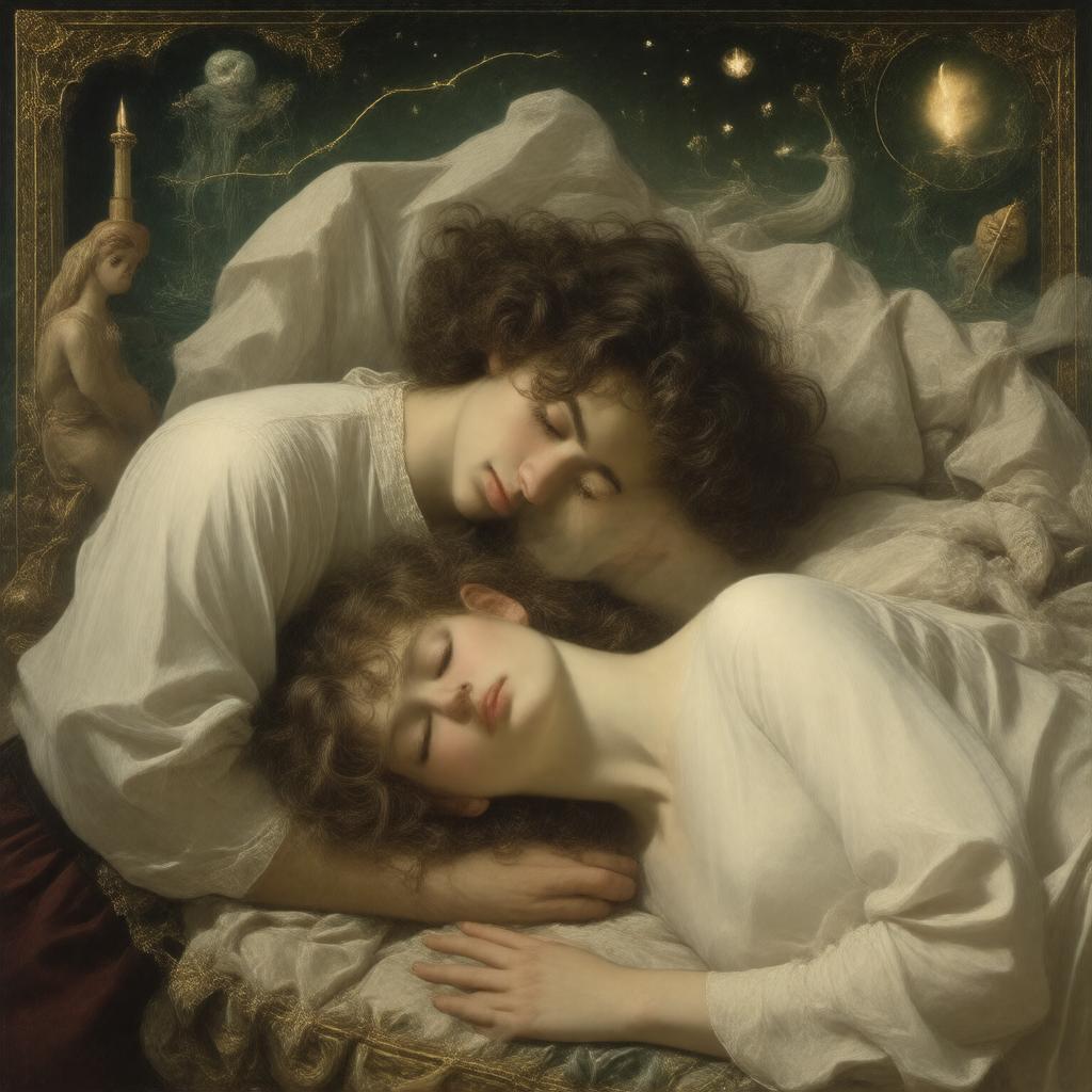AI-created image of Nuptial Sleep