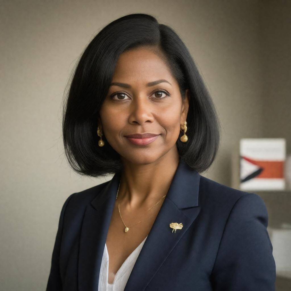 AI-created image of Nuria Rivera-Vandermyde