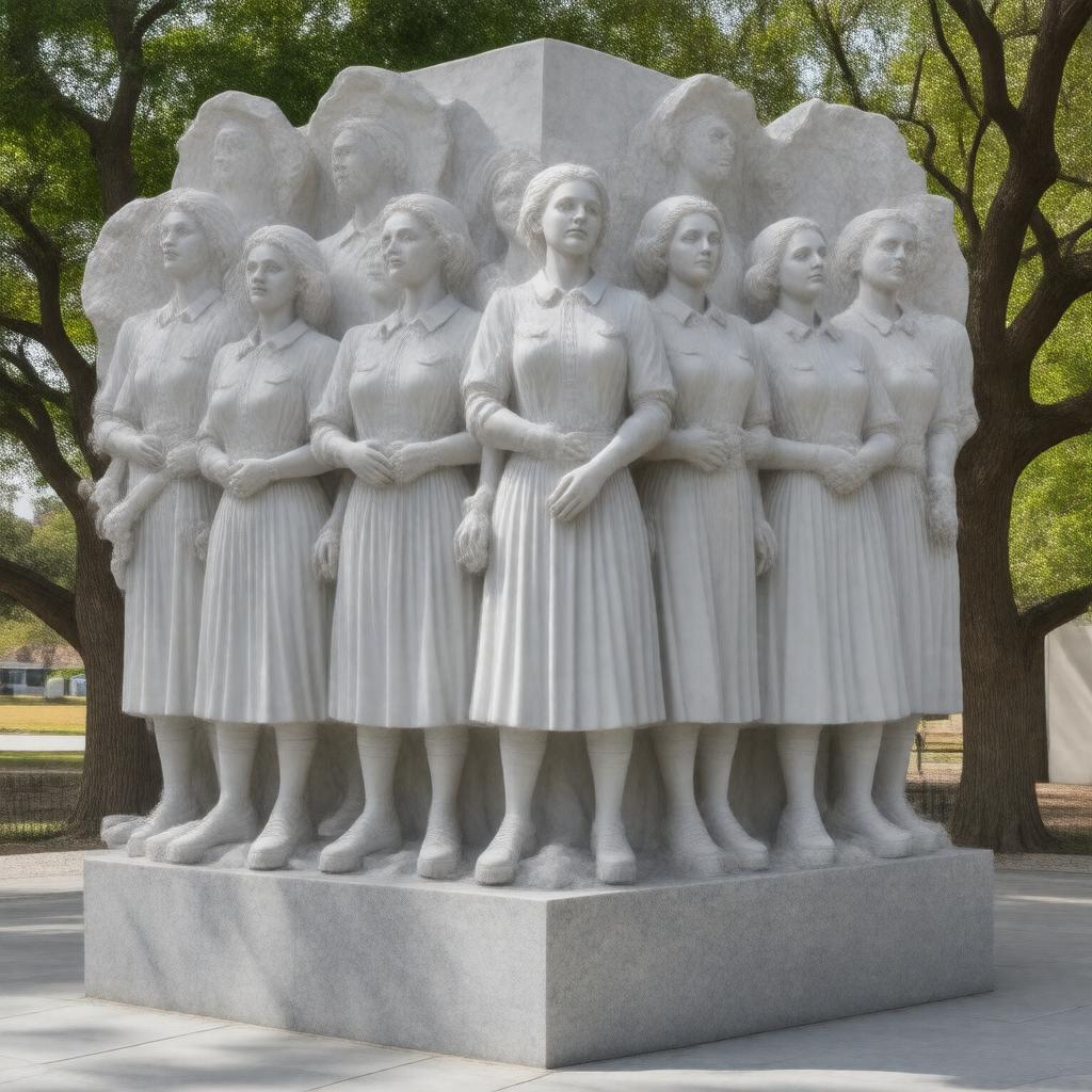 Click to view larger image AI-created image of Nurses Memorial