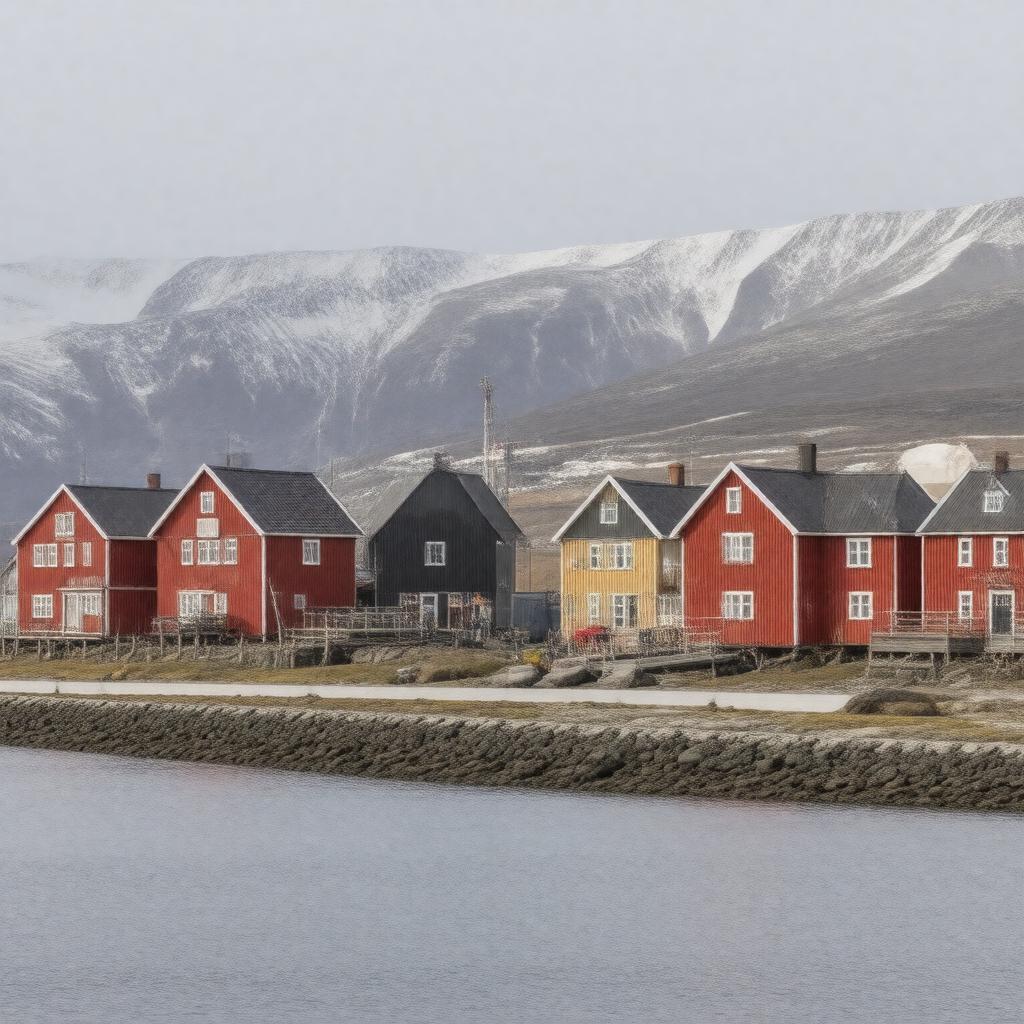 AI-created image of Ny-Ålesund