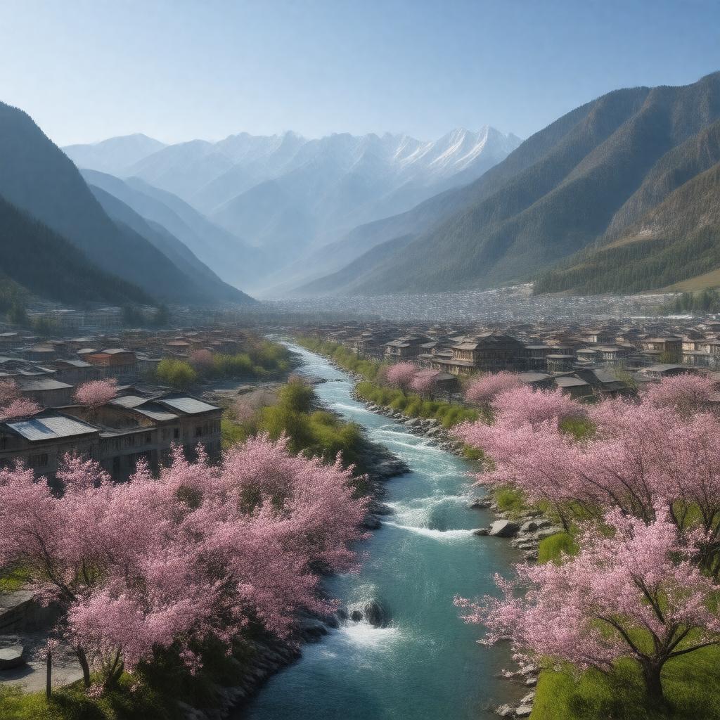 AI-created image of Nyingchi