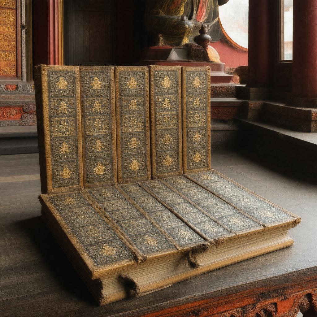 AI-created image of Nyingma Gyubum