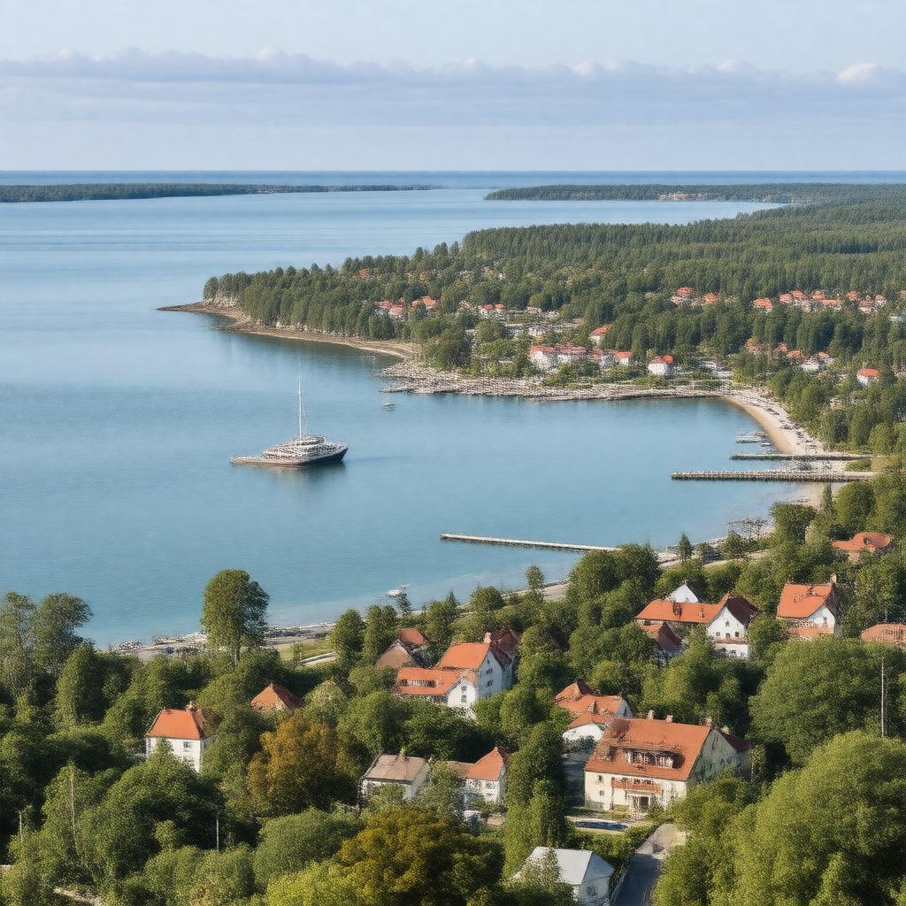 Click to view larger image AI-created image of Nynäshamn