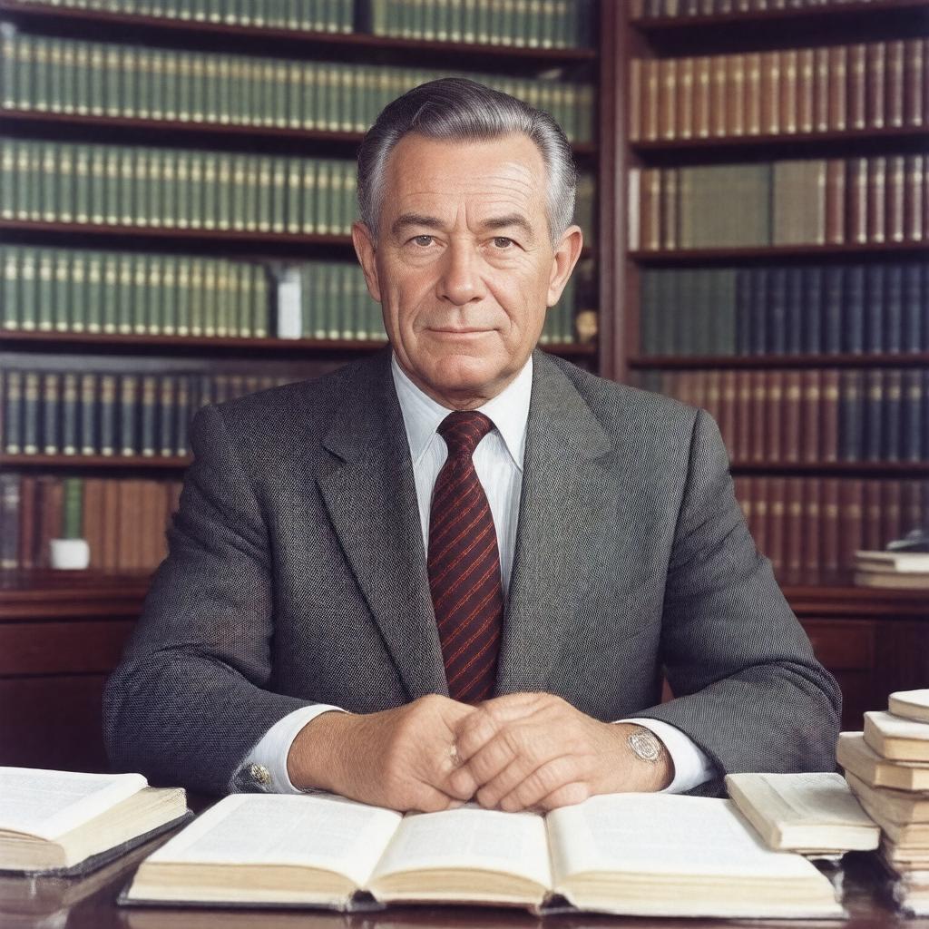 AI-created image of O. Hobart Mowrer
