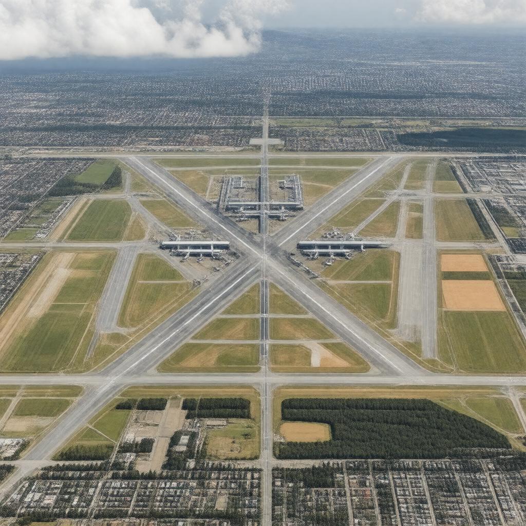 AI-created image of O. R. Tambo International Airport